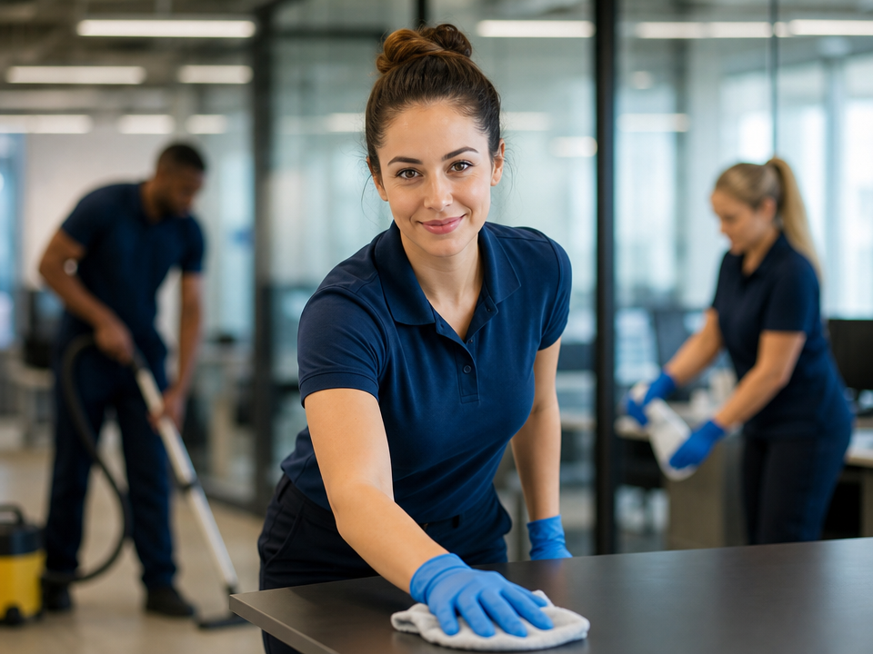 Legacy technician in professional uniform during hands-on training