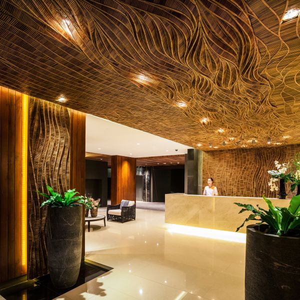 Hotel hospitality lobby