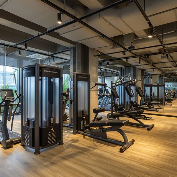 Fitness gym interior